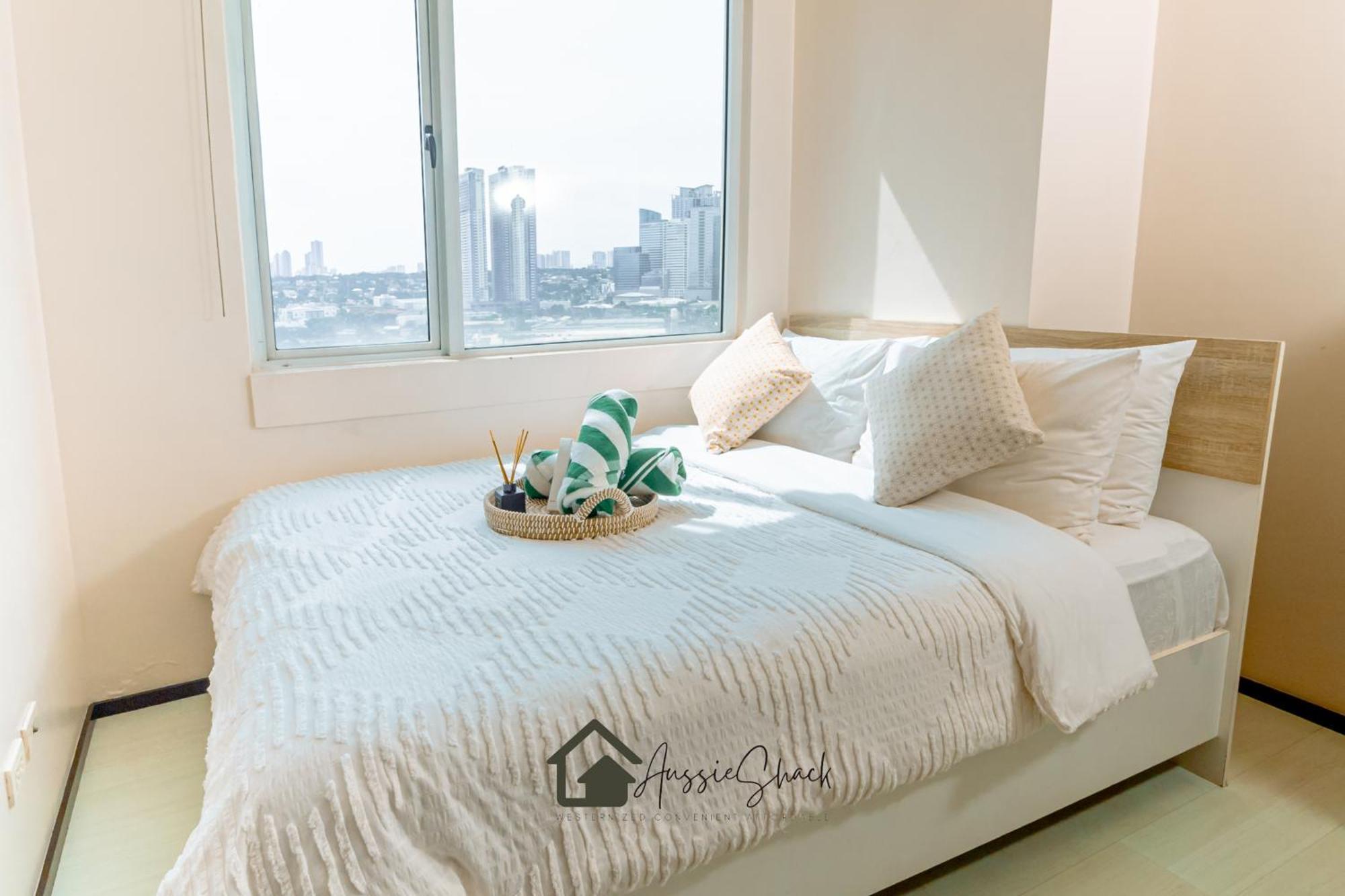 Aussie Shack - 2Br Modern Condo With Skyline View 마닐라 외부 사진