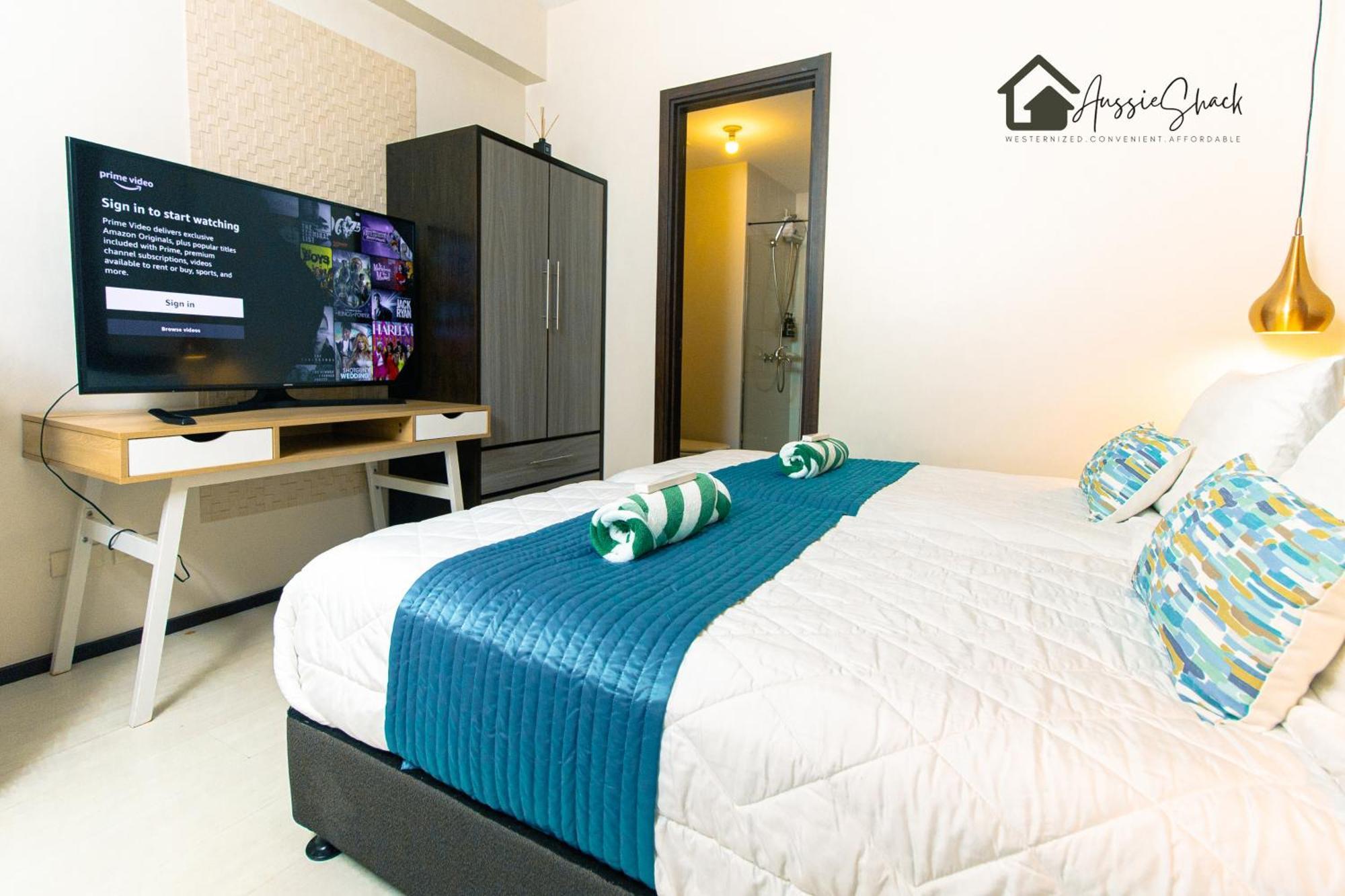 Aussie Shack - 2Br Modern Condo With Skyline View 마닐라 외부 사진