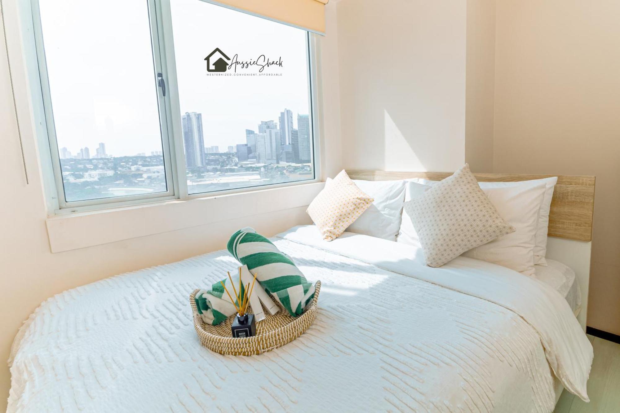 Aussie Shack - 2Br Modern Condo With Skyline View 마닐라 외부 사진