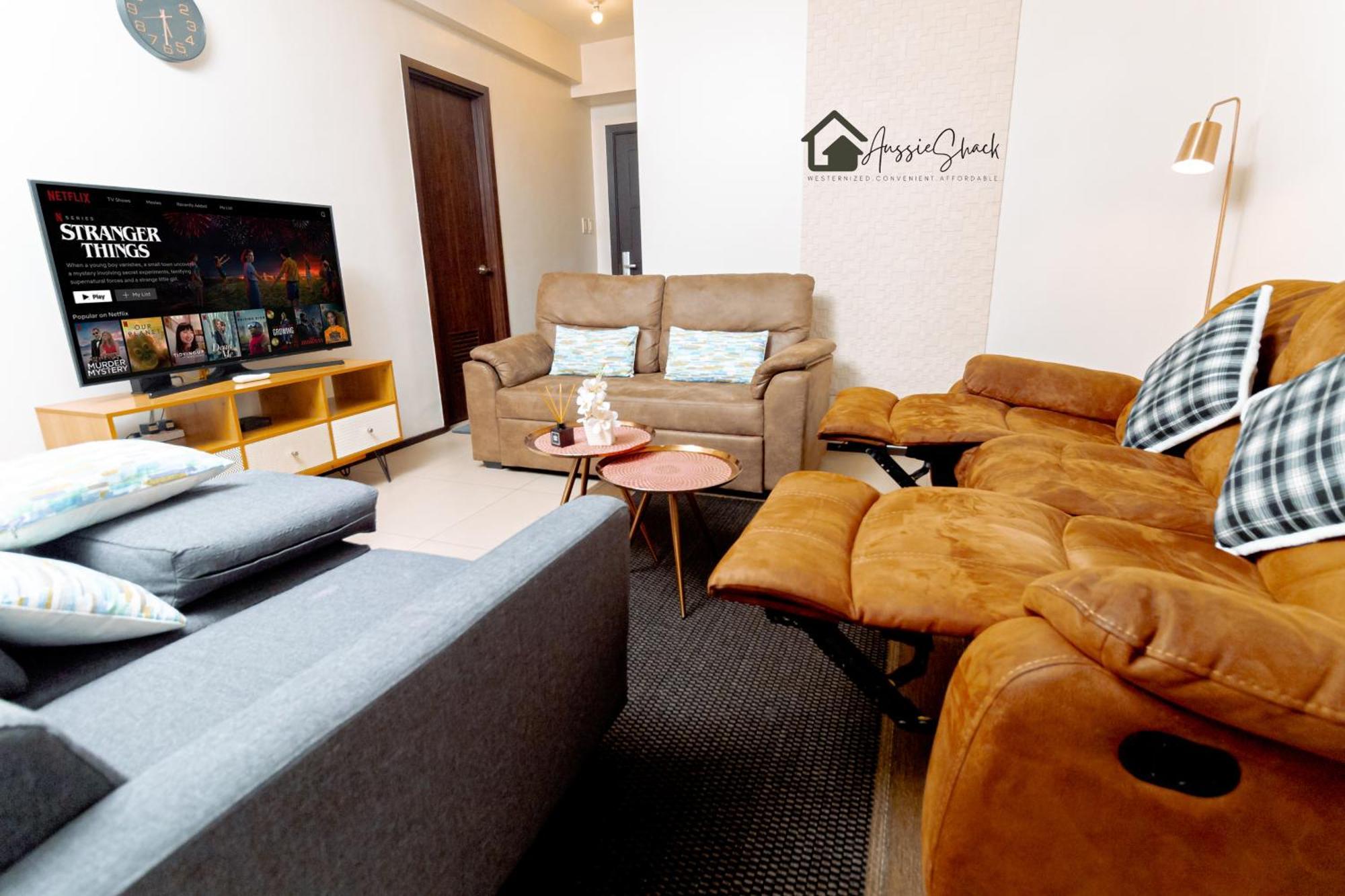 Aussie Shack - 2Br Modern Condo With Skyline View 마닐라 외부 사진