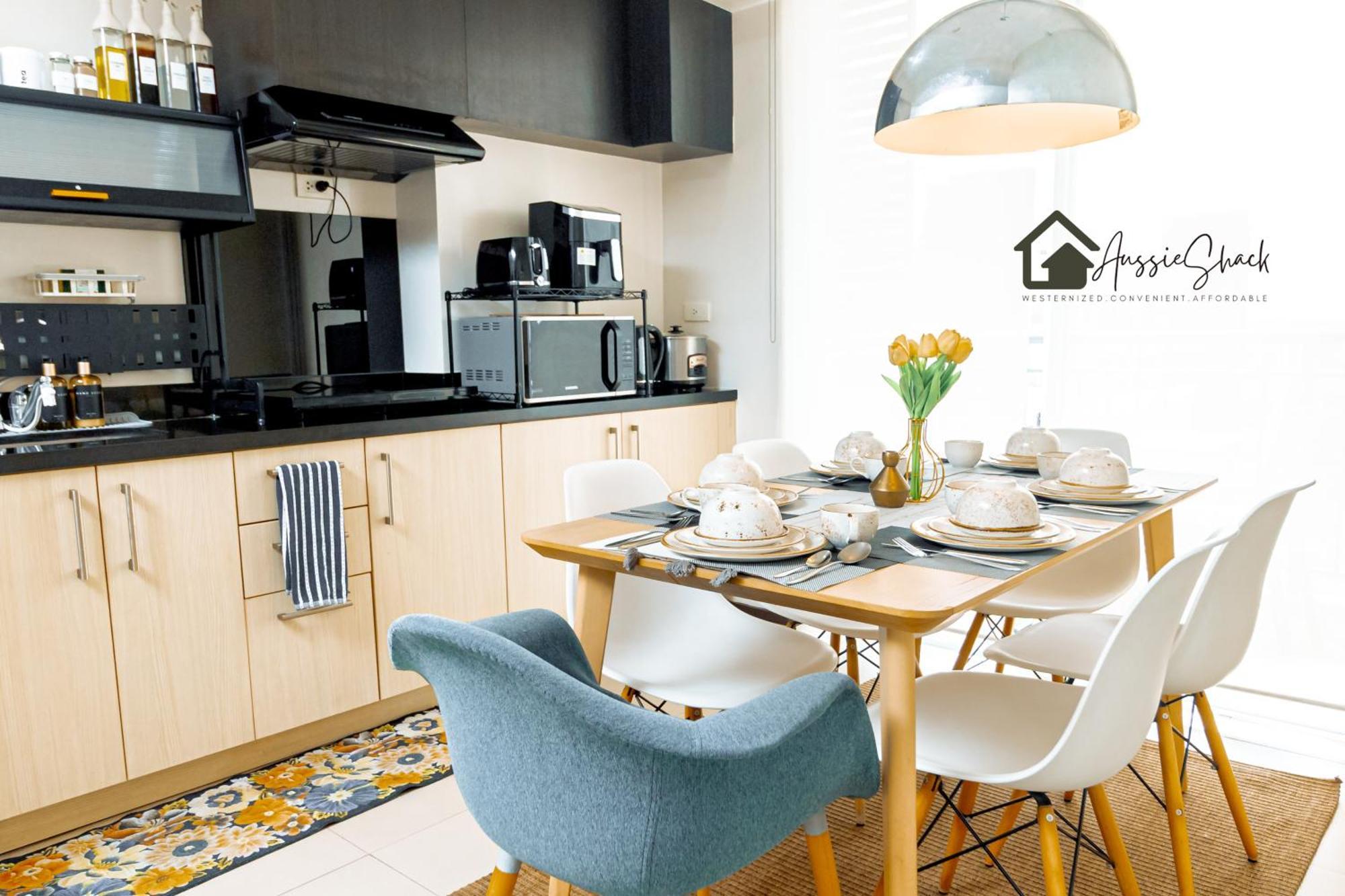 Aussie Shack - 2Br Modern Condo With Skyline View 마닐라 외부 사진