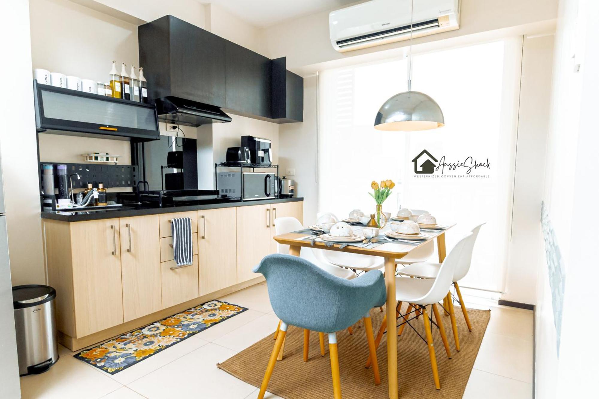 Aussie Shack - 2Br Modern Condo With Skyline View 마닐라 외부 사진